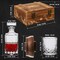 Whiskey Gift Set 14 pcs Whiskey Bottle and Old Fashioned Glasses 2 pcs Cocktail Smoker in Wodden Box with Wood Chips Whickey Stones 6 pcs Included Gift for Men (Torch Not Included)